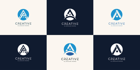 Doner kebab bandle logo icon vector design template Premium Vector