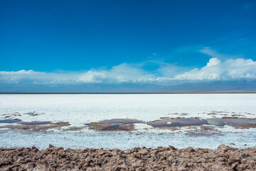 View of Laguna Tebinquinche at the Atacama Desert - Atacama, Chile