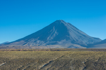 Fototapeta premium View of Licancabur Volcano at the Atacama Desert - Atacama, Chile