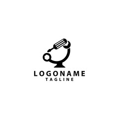 automotive research logo design vector