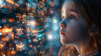 Unlock the potential of education with captivating imagery showcasing an innovative educational software powered by machine learning