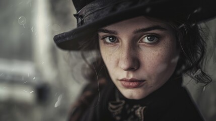Old fashioned portrait