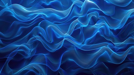 Fototapeta premium Abstract background featuring dynamic blue waves