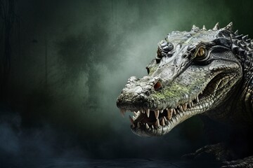 head of a crocodile, generative ai