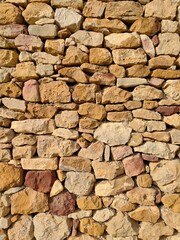 Stone wall fence rustic decoration natural background