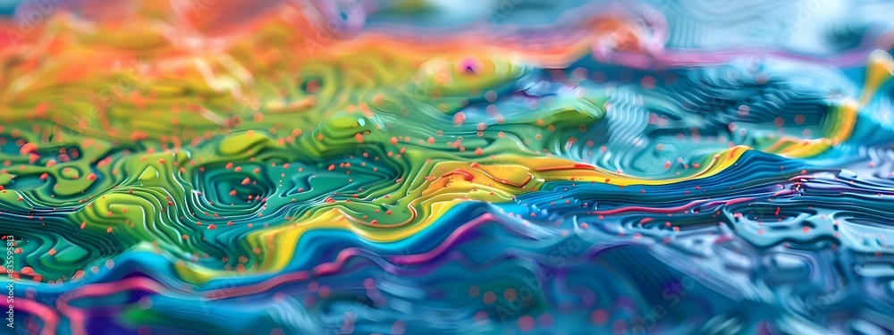 Poster mesmerizing rainfall patterns vibrant of dynamic weather phenomena