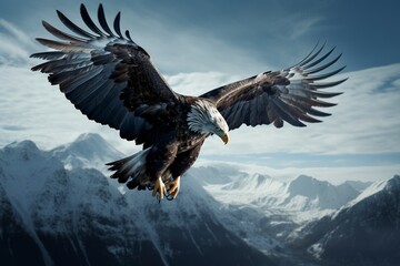 eagle in the sky, generative ai