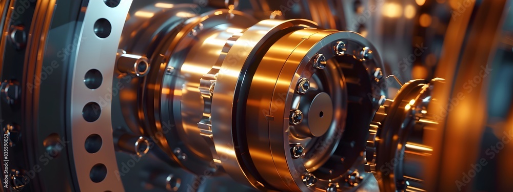 Poster Vibrant Mechanical Motor Intricate Engineering of Oscillating Device for Automation Applications