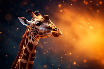 giraffe in the zoo, generative ai