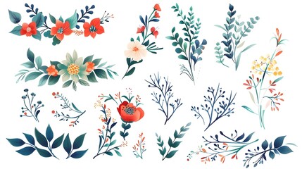 background with poppies