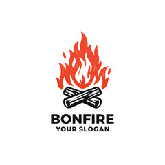 Bonfire logo vector