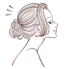 女性・女の子のイラスト素材