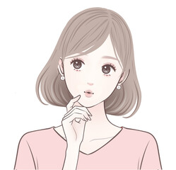 女性・女の子のイラスト素材