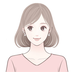 女性・女の子のイラスト素材