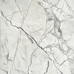 Obraz premium A close-up of textured white marble with delicate grey veins. Background for graphic concept work, Marble background.