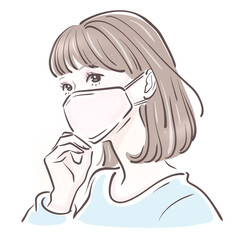 女性・女の子のイラスト素材