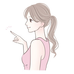 女性・女の子のイラスト素材