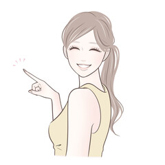 女性・女の子のイラスト素材