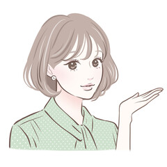 女性・女の子のイラスト素材