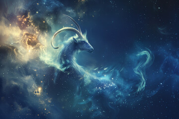 wallpaper of astrological spiritual zodiac sign capricorn