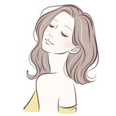 女性・女の子のイラスト素材