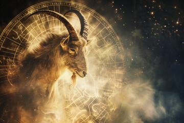 wallpaper of astrological spiritual zodiac sign capricorn