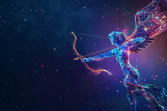 wallpaper of astrological spiritual zodiac sign Sagittarius