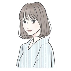 女性・女の子のイラスト素材