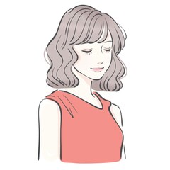 女性・女の子のイラスト素材