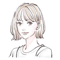 女性・女の子のイラスト素材