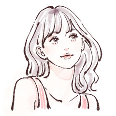 女性・女の子のイラスト素材