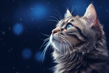 portrait of a cat, generative ai