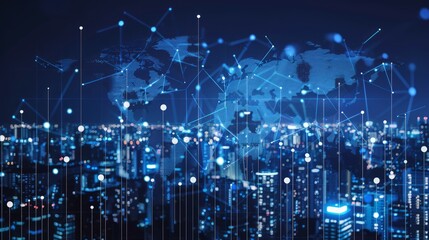 Analyzing financial investment plan in relation to economic growth. Global network data banking analytics