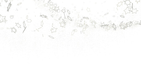 Falling Christmas Luminaries: Magnificent 3D Illustration Showcasing Falling Holiday Celestial Bodies