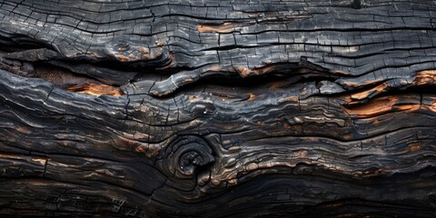 Scratched wooden wall texture. Black and white photo.