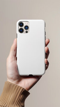 hand holding iphone case, Ai generated Images