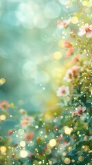 Obraz premium Flower with bokeh background. Nature photography.