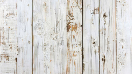 Fototapeta premium Abstract background formed by old-style white wooden panels with a rustic yet refined look