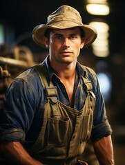 Obraz premium portrait of a cowboy