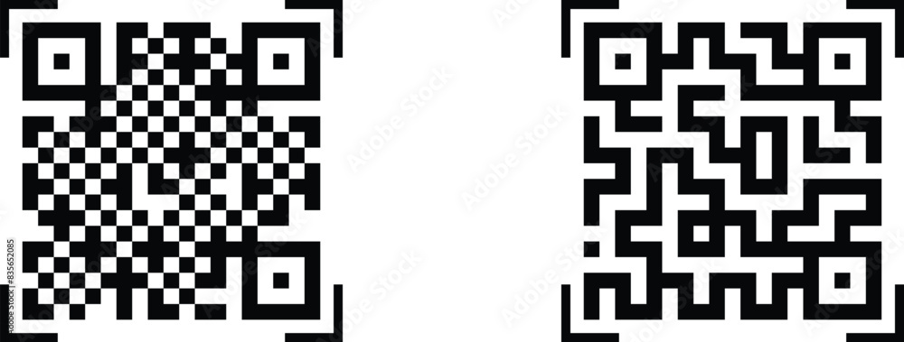 Poster set of barcode vector icon. trendy bar code for web icon. abstract barcode vector icon illustration.