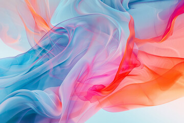 Obraz premium Abstract transparent material wavy background&nbsp; 