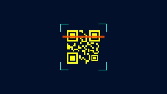 Qr Code, Scan. Scanning qr Code icon.