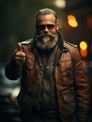 Obraz premium portrait of a man with beard