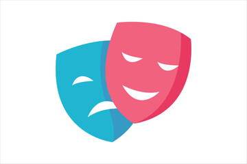 April Fools Flat Sticker Design