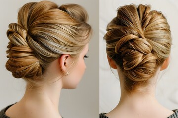 Detailed Step by Step Tutorial for Achieving a Flawless French Twist Hairstyle