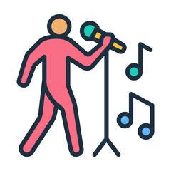 Obraz premium Singer Icon