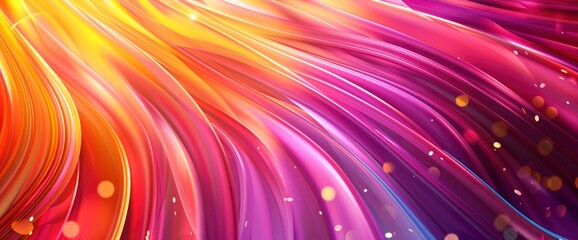 Obraz premium Abstract Kinetic Energy In Motion, Cartoon Style, Background