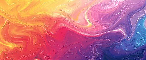 Obraz premium Abstract Representation Of Energy Harmonics, Cartoon Style, Background