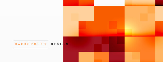 Dynamic colorful squares background. Vector Illustration For Wallpaper, Banner, Background, Card, Book Illustration, landing page