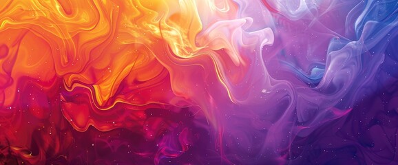 Fototapeta premium Abstract Thermal Energy With A Gradient Effect, Cartoon Style, Background